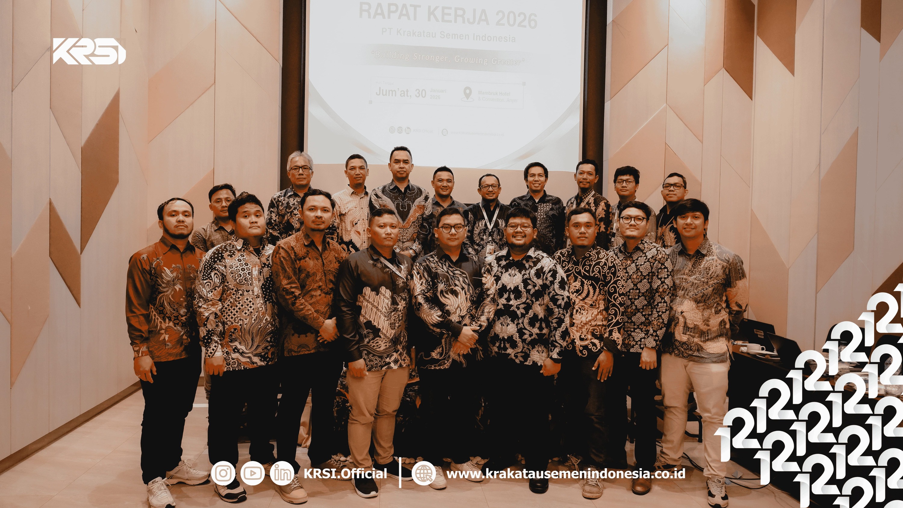 Rapat Kerja PT Krakatau Semen Indonesia Tahun 2026 Perkuat Strategi Bisnis dan Keberlanjutan Perusahaan