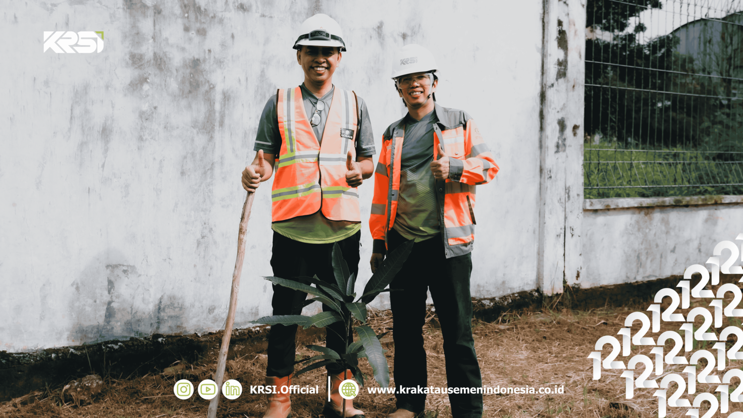 Wujud Bakti Lingkungan, PT Krakatau Semen Indonesia Laksanakan Penanaman Pohon di Area Perusahaan